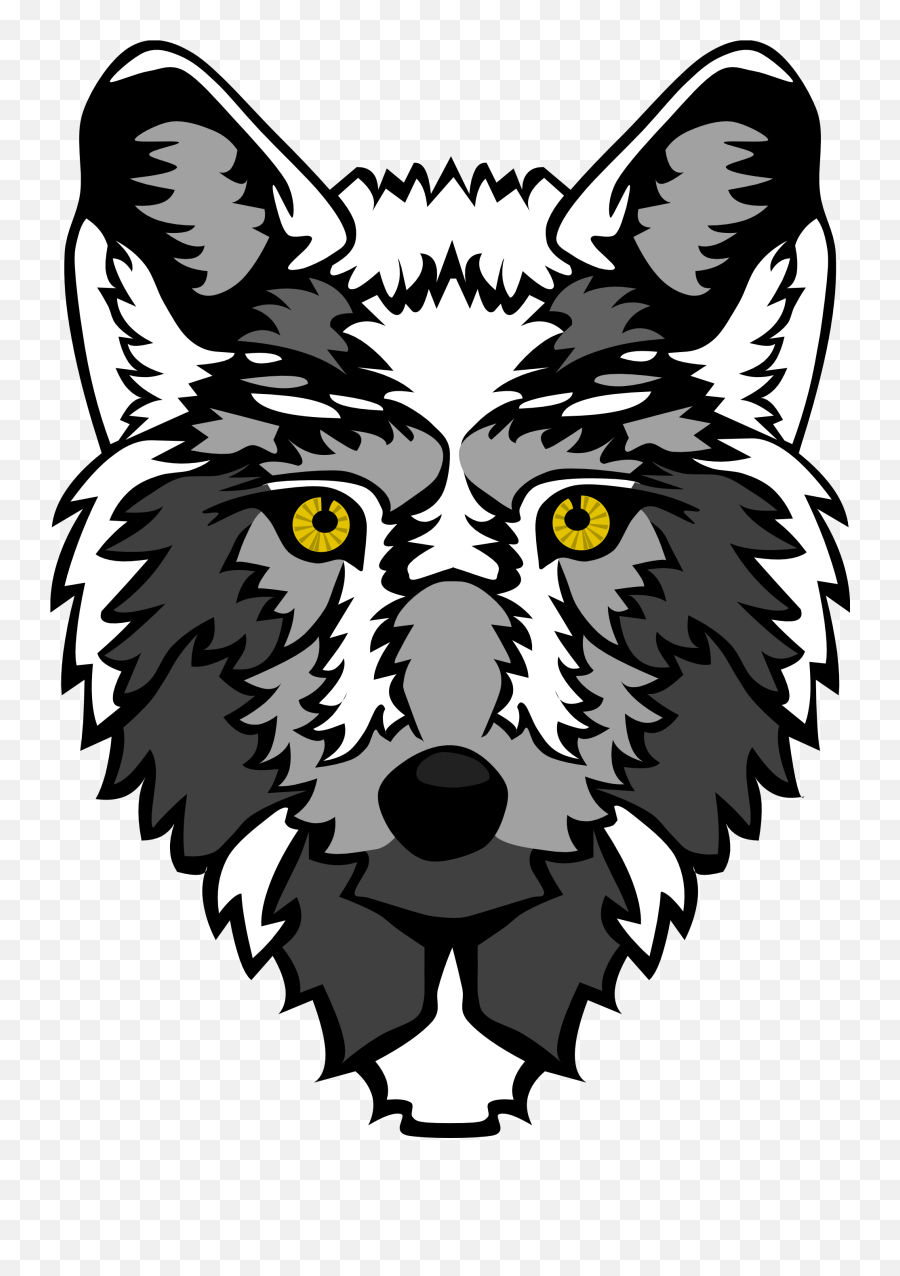 Animated Wolf Head Transparent Png - Wolf Head Vector Png,Wolf Head Png ...