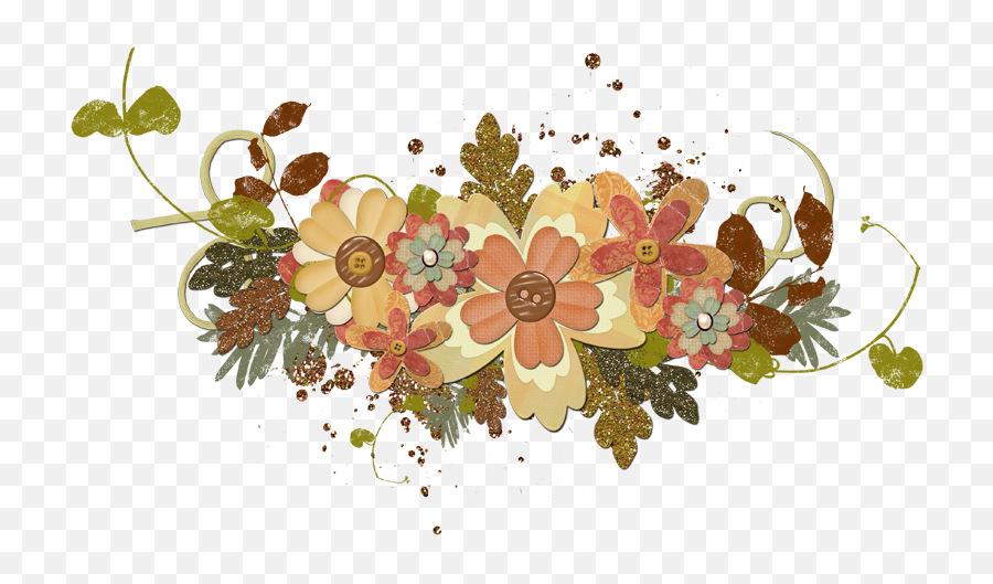 Download Hd Fall Flower Png - Fall Flowers Png,Fall Flowers Png