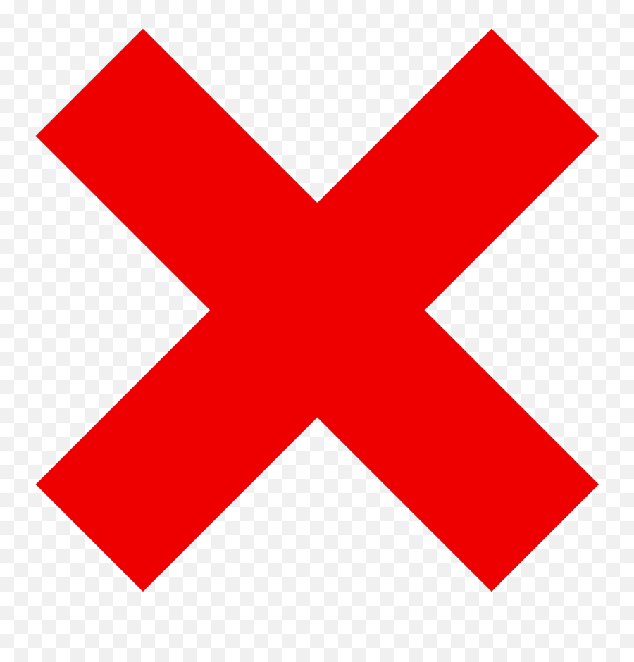 Sign Icon Mark Symbol Cross Marks - X Marks The Spot Clipart Png,X Mark Transparent Background