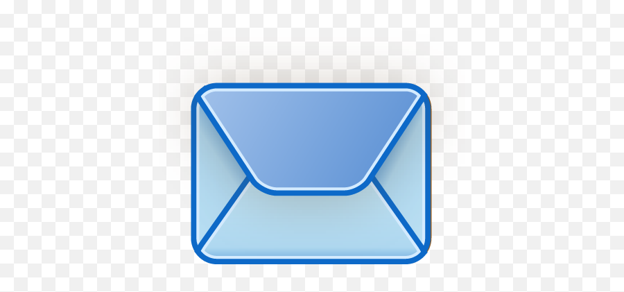 Blue Envelope Icon Png Transparent - Envelope Icon,Envelope Transparent Background