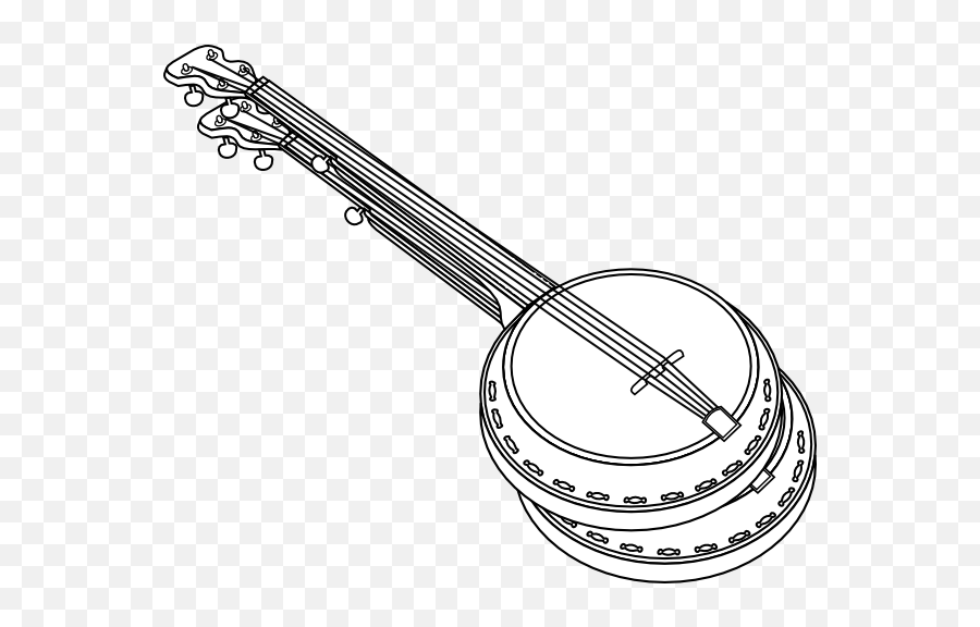 Banjo Para Colorir Clip Art - Banjo Clipart Png,Banjo Png