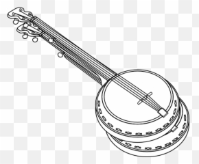Banjo Para Colorir Clip Art - Banjo Clipart Png,Banjo Png
