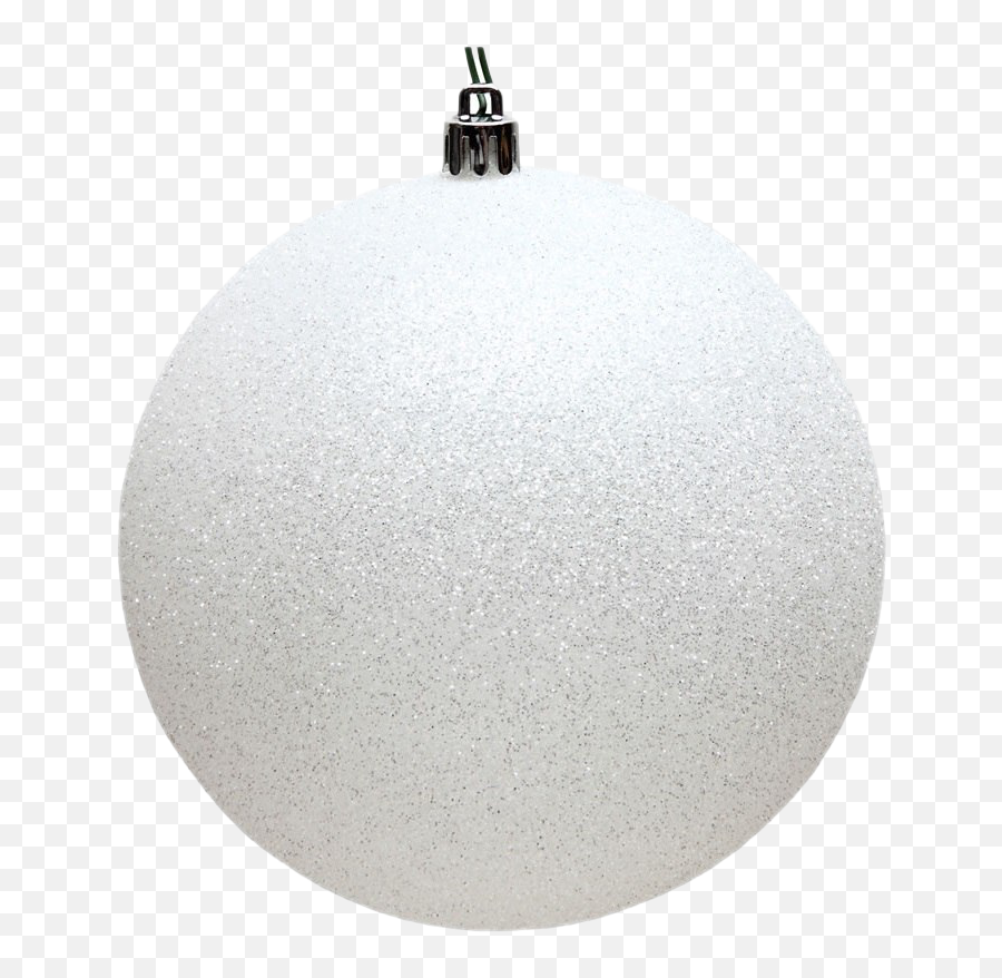 White Christmas Ball Png Photo - Sparkly,White Ball Png