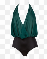 Silk Green Playsuit Judith Lingerie - Halterneck Png,Lingerie Png