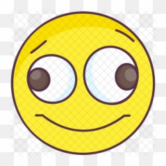 Guilty Emoticon Emoji Icon Of Colored - Happy png
