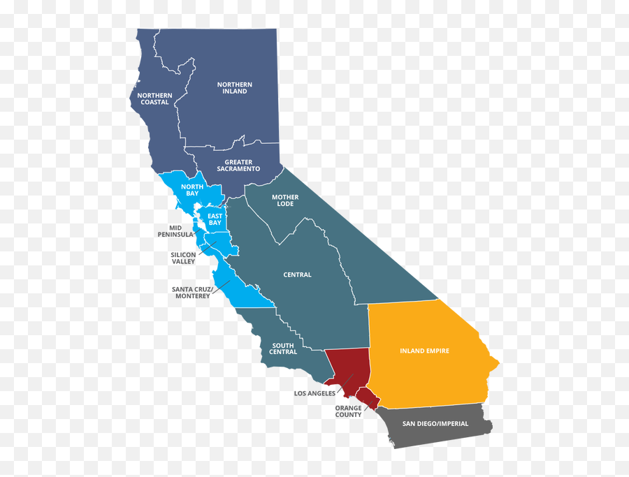 Advanced Energy Industry - Renewables Energy Efficiency California Community College Regions Png,California Map Png