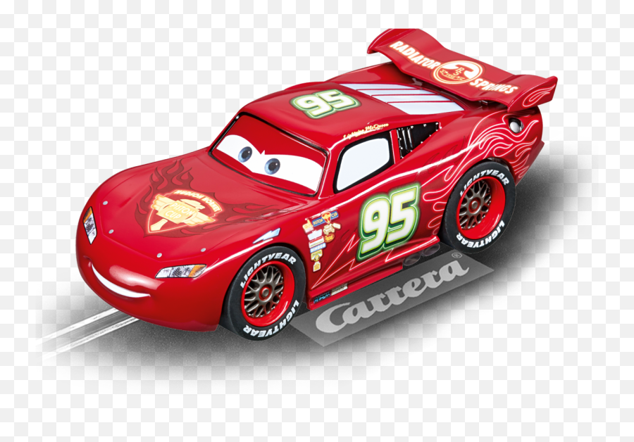 Neon Lightning Mcqueen Slot Car - Francesco Bernoulli Png,Lightning Mcqueen Logo