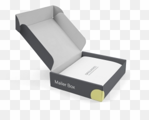 Grounded Packaging Corrugated Mailer Box - Black And White Designs png