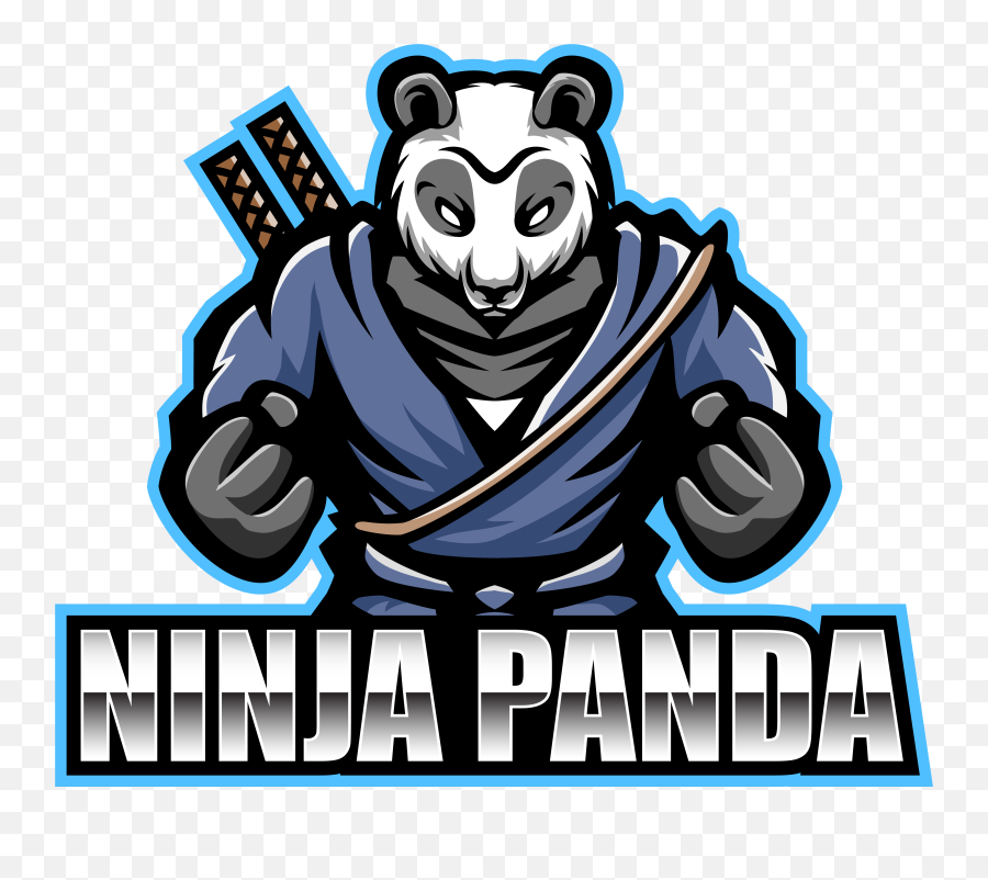 Ninja Panda Esport Mascot Logo By Visink Thehungryjpegcom - Ninja Panda Gaming Logo Png,Esports Logo Png