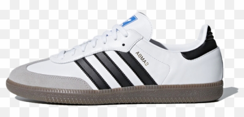 Adidas Samba Og White Black B75806 Sneakerjagers - Samba Original Black And White Png,Asap Rocky Logo