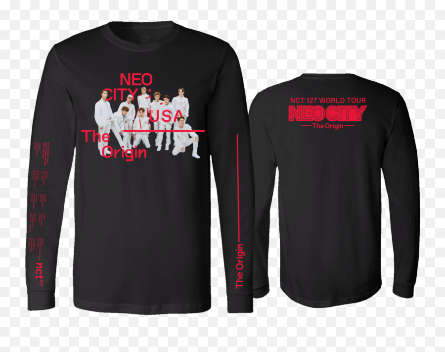 Neo City Long Sleeve U2013 Nct 127 Official Store - Nct 127 Shirt Neo City Png,Neo Png