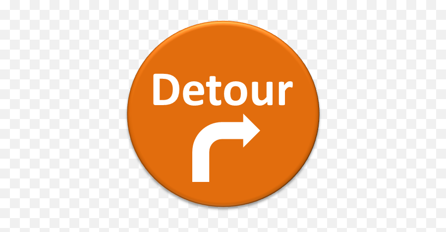 Keeping Distance - Detour Icon Png Full Size Png,Distance Icon