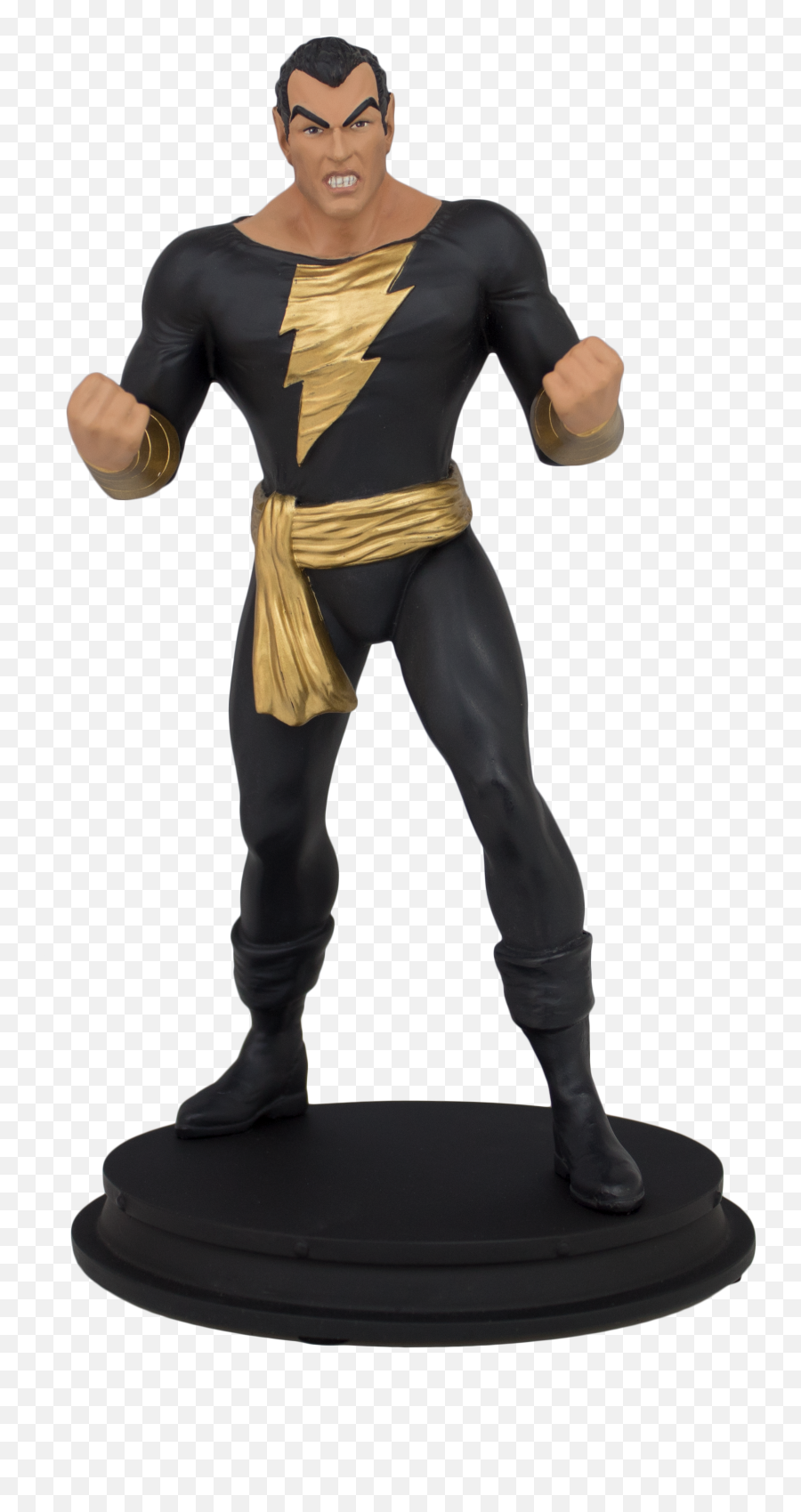 Black Adam Statue Png And Gold Icon