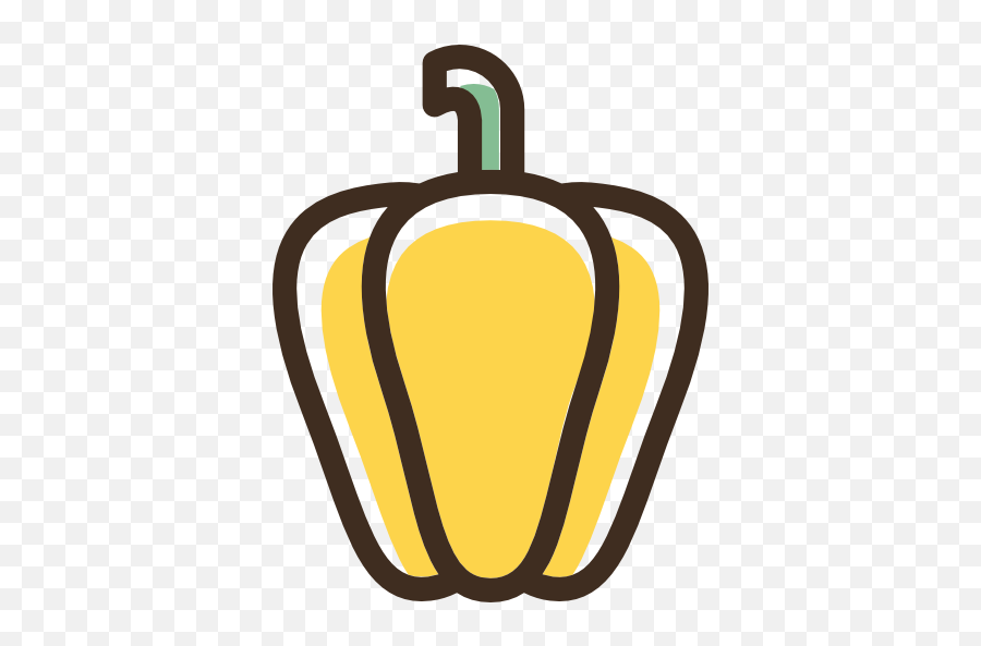 Free Icon Bell Pepper - Bell Pepper Icon Png,Chili Icon Transparant