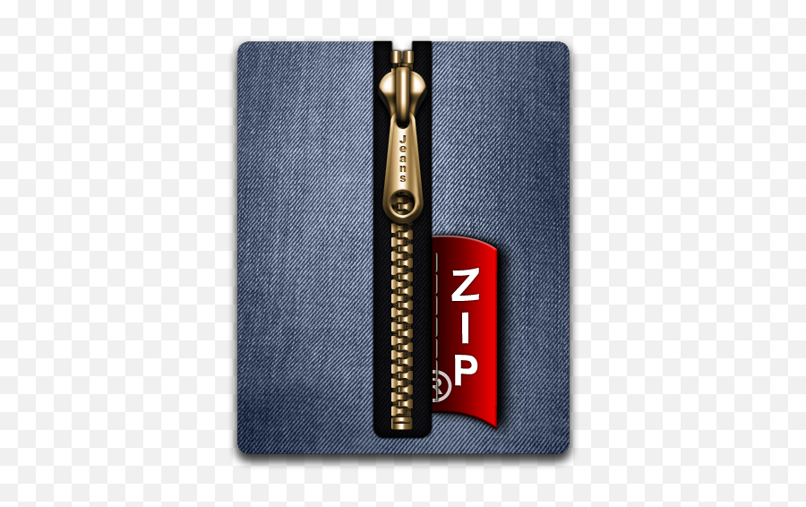 Zip Gold Blue Icon Png Ico Or Icns - Jeans,Free Zip Icon