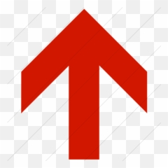 Iconsetc Simple Red Aiga Up Arrow - Vertical png