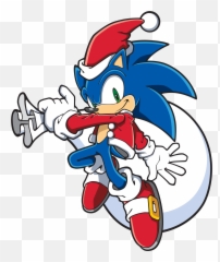 Sonic Channel Xmas - The Hedgehog Cartoon png