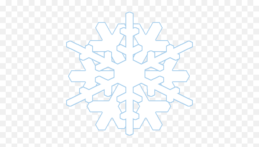 Winter Clipart - Circle Png,White Snowflake Png