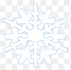 Winter Clipart - Circle Png,White Snowflake Png