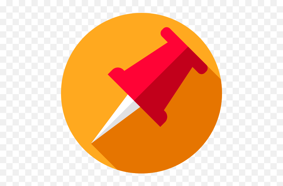 Push Pin Icons - Vertical Png,Red Pin Icon