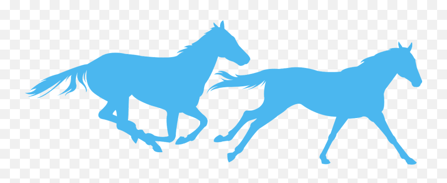 Running Horses Silhouette - Free Vector Silhouettes Creazilla Mustang Horse Png,Horse Running Png