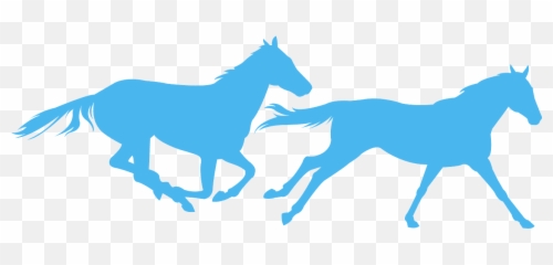 Running Horses Silhouette - Free Vector Silhouettes Creazilla Mustang Horse Png,Horse Running Png