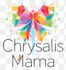Chrysalis Mama - Support for Parents of LGBTQ Youth Butterfly Geometric Design png