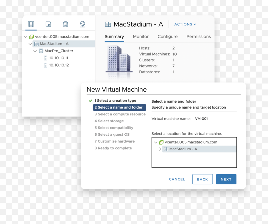 Vmware Private Clouds Add And Scale Macos With Esxi - Vertical Png,Vsphere Client Icon Meanings