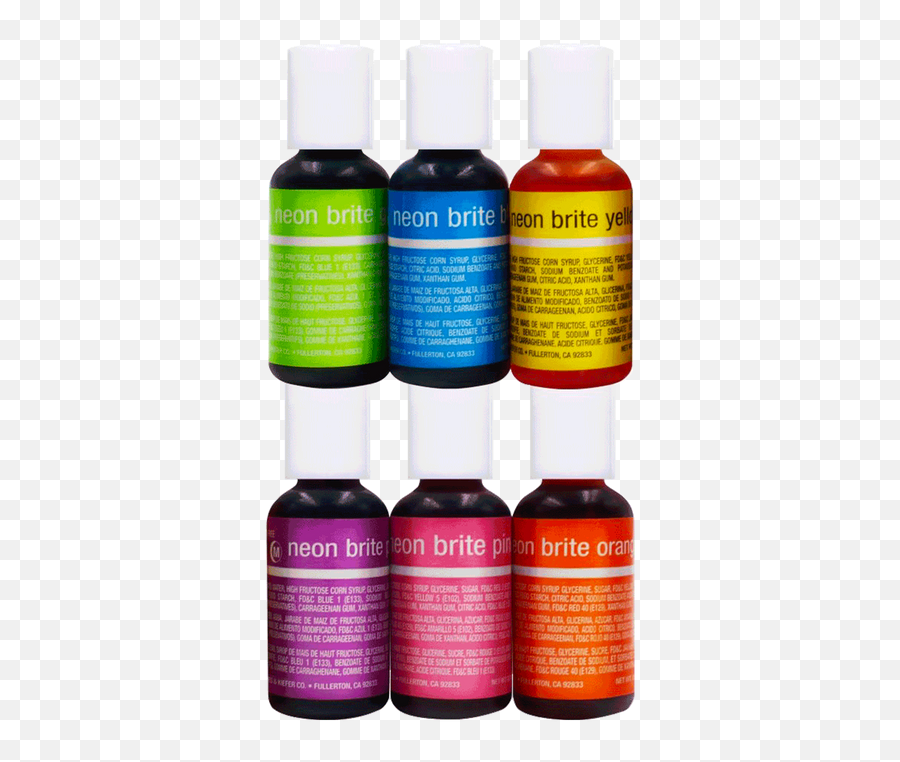 Db X Chefmasters Neon Liqua - Gel Food Coloring Set Png,Color Icon™ Rainbow Highlighter