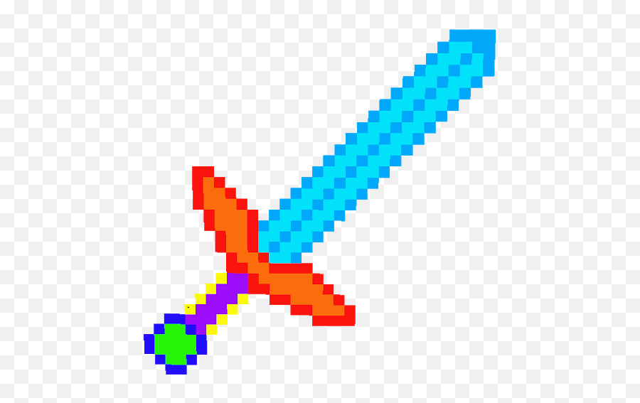 Espada Com 7 Almas De Undertale Nova Skin - Minecraft Sword Png,Undertale Png
