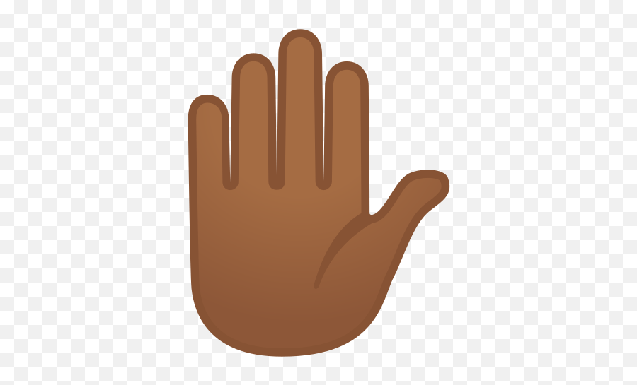 Raised Hand Emoji With Medium - Raised Hand Emoji Png,Hand Emoji Png