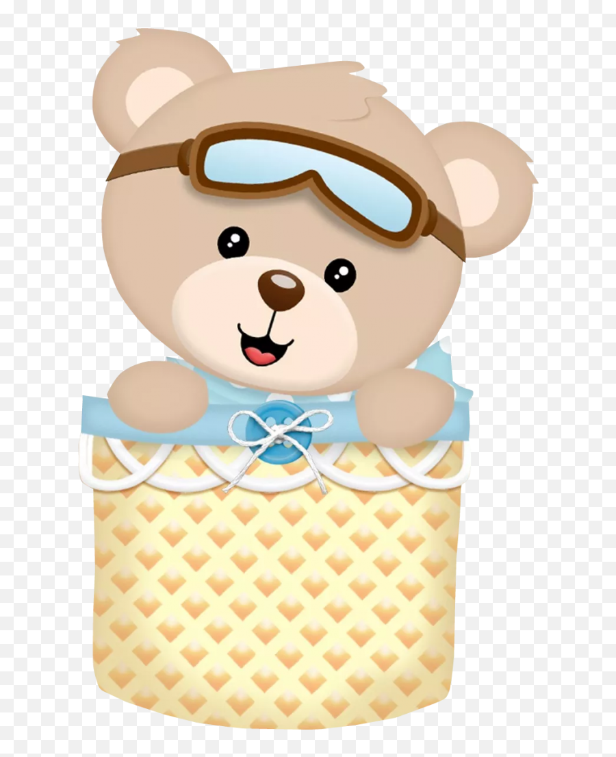 Osito Globo - Teddy Bear Hot Air Balloon Clip Art Png,Baby Shower Png