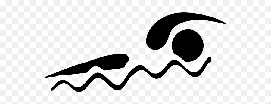 Swim Clipart Png - Black And White Swimming,Swim Png