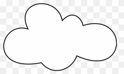 Cloud 153 Nature U2013 Printable Coloring Pages - Heart png
