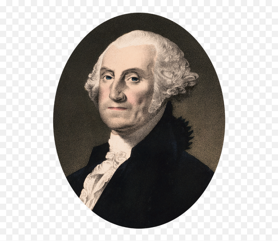 George Washington - Vintage Color Portrait Baby Onesie George Washington In Color Png,George Washington Png