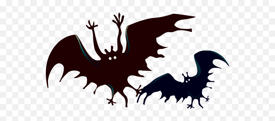 Vector Big Black Paw Bat Png Download - Halloween Party Bat,Halloween Bat Png