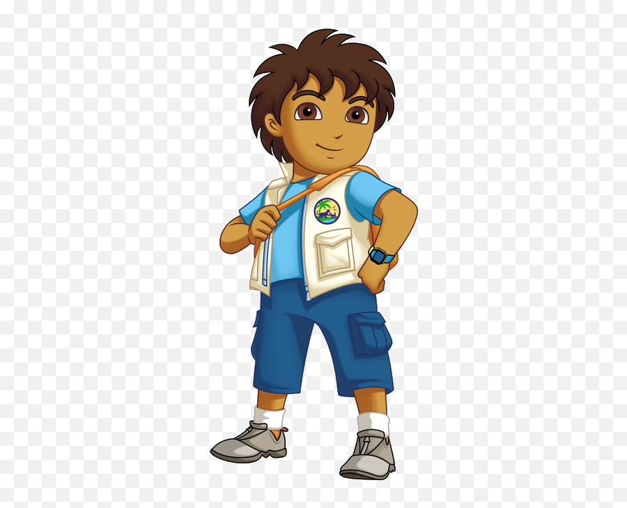 Download Hd Diego Dora The Explorer - Dora Diego Characters Go Diego Go Png,Dora The Explorer Png