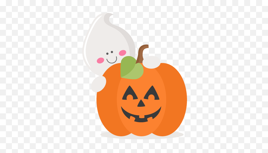 Cute Ghost Clipart - Halloween Cute Pumpkin Clipart Png,Ghost Clipart Png