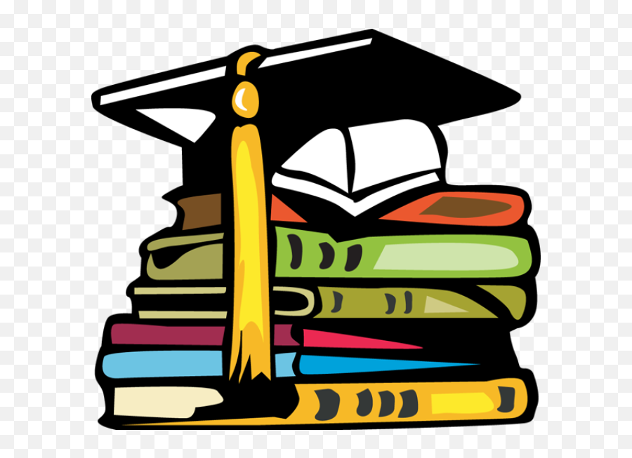 Download Hd Stack Of Books Clipart - Graduation Clipart Png,Books Clipart Transparent