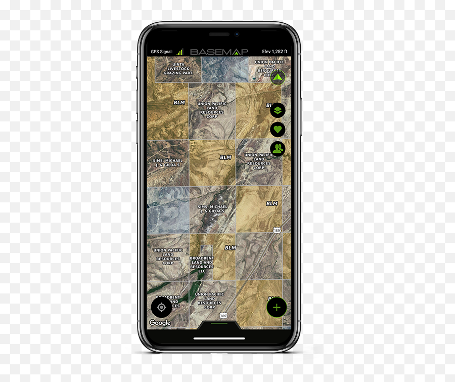 Basemap Hunting And Fishing Gps Maps - Land Ownership Smartphone Png,Hunting Png
