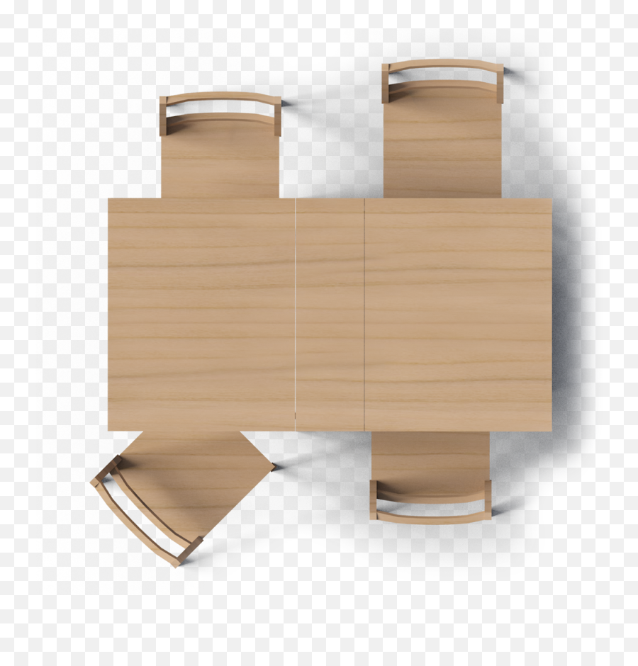 Gateleg Table And Bertil Chairs Top - Dinner Table Top View Png,Wooden Table Png