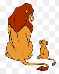 Rafiki Mufasa Simba - Simba And Mufasa Png Full Size Png Mufasa And Simba Back,Simba Png