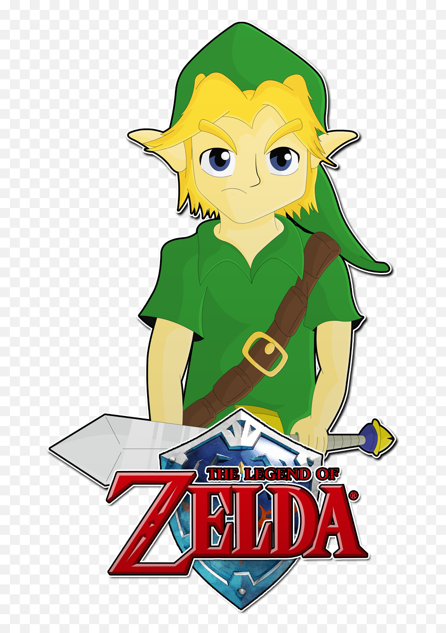 The Legend Of Zelda Logo By Redlawyt - Cartoon Png,Legend Of Zelda Logo Png