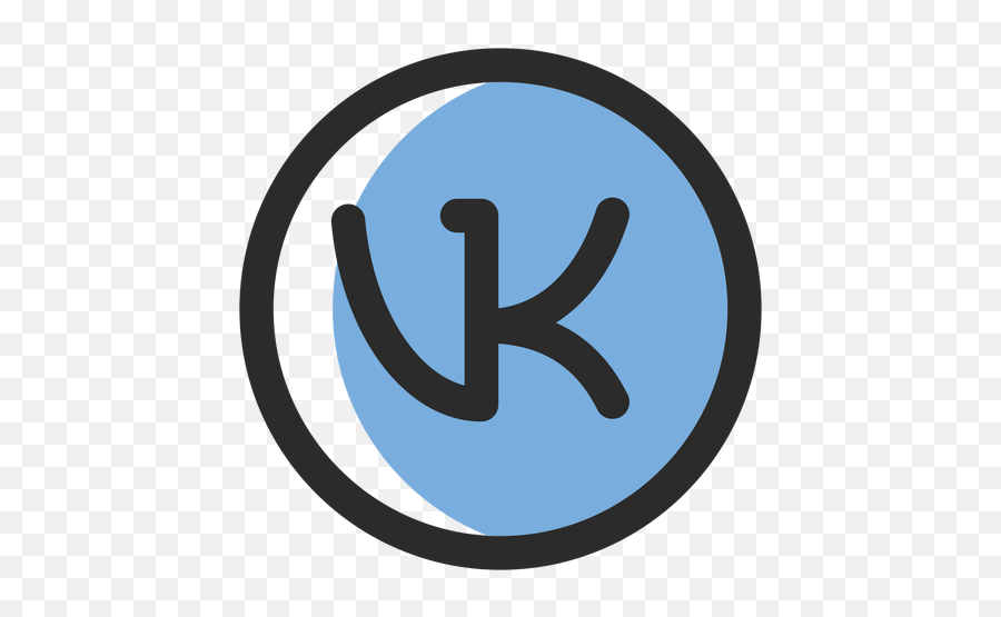 Vk Colored Stroke Icon - Icon Vk Logo Png,Vk Logo