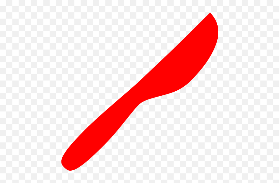 Red Knife Icon - Free Red Utensil Icons Red Line Png Png,Knife Party Logos
