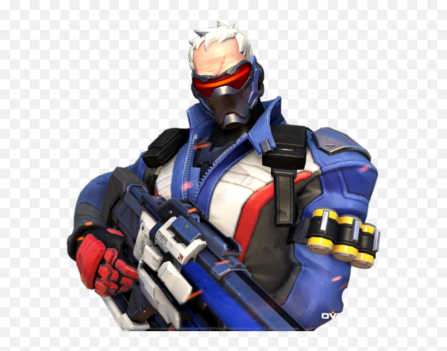 Overwatch Soldier 76 Png - Overwatch Soldier 76 Voice Actor,Soldier 76 ...