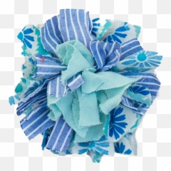 8 Baby Blue Tissue Pom Poms