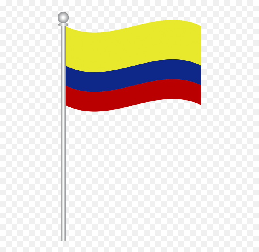 Colombian Flag - Dibujo Bandera De Colombia Png,Colombian Flag Png