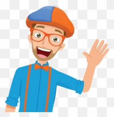 Blippi Youtube Birthday Cupcake Clip - Blippi Clipart Png,Blippi Png
