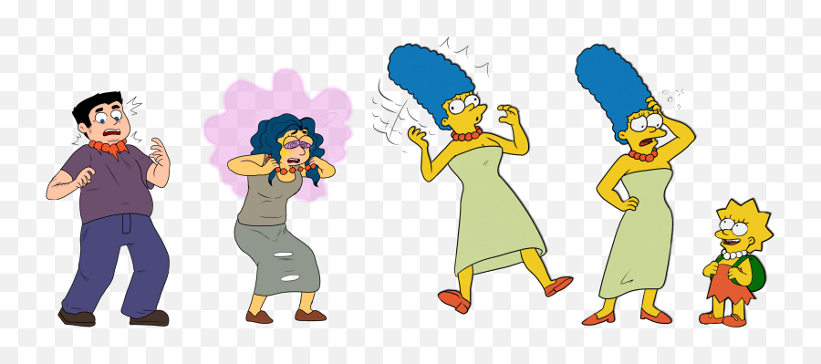 Marge Simpson Mom Jeans Here - Simpsons Tg Tf Png,Marge Simpson Png